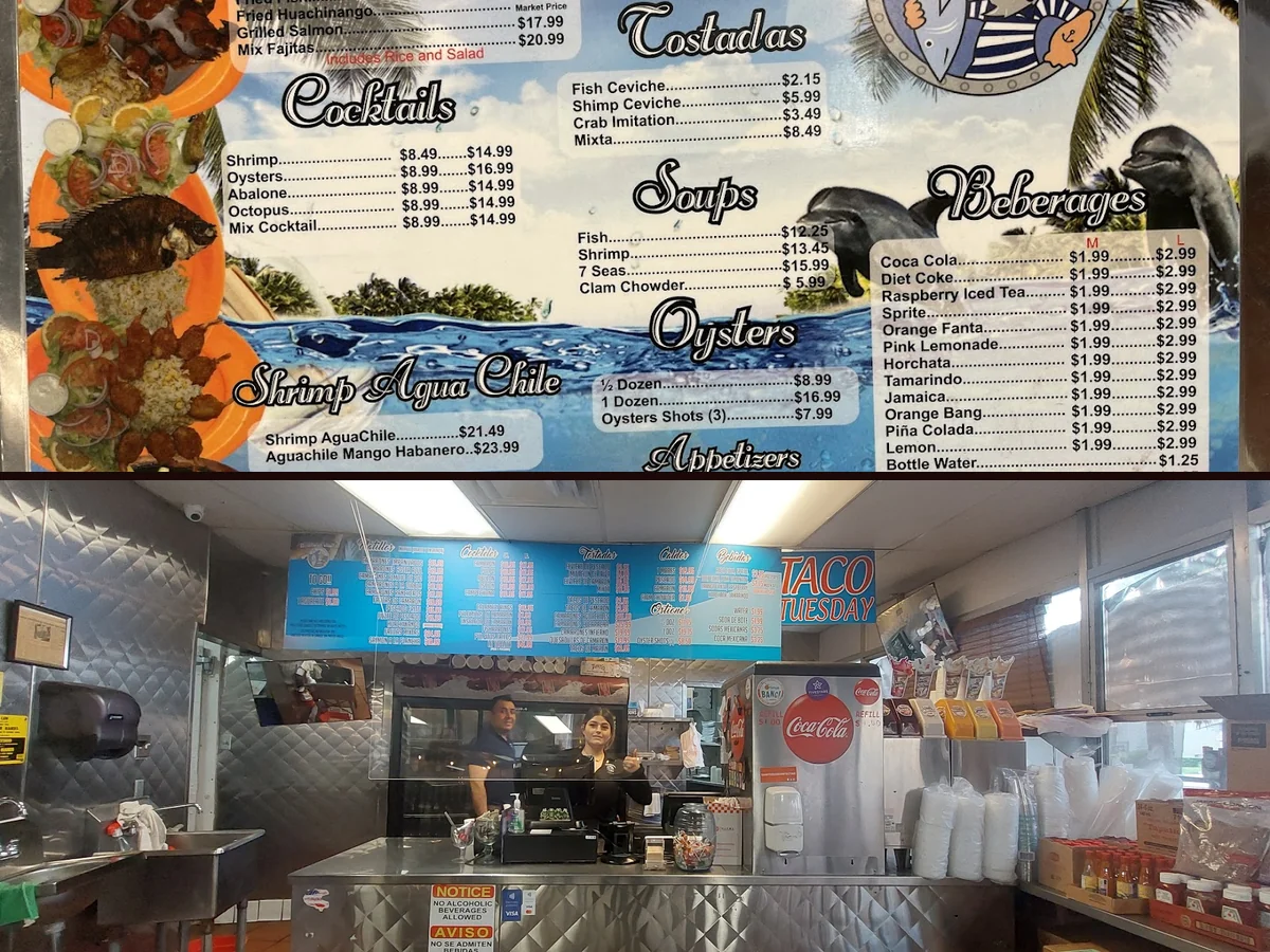 Seafood and Mexican Plates