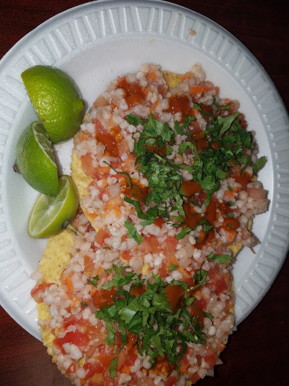 Tostada De Ceviche De Pescado