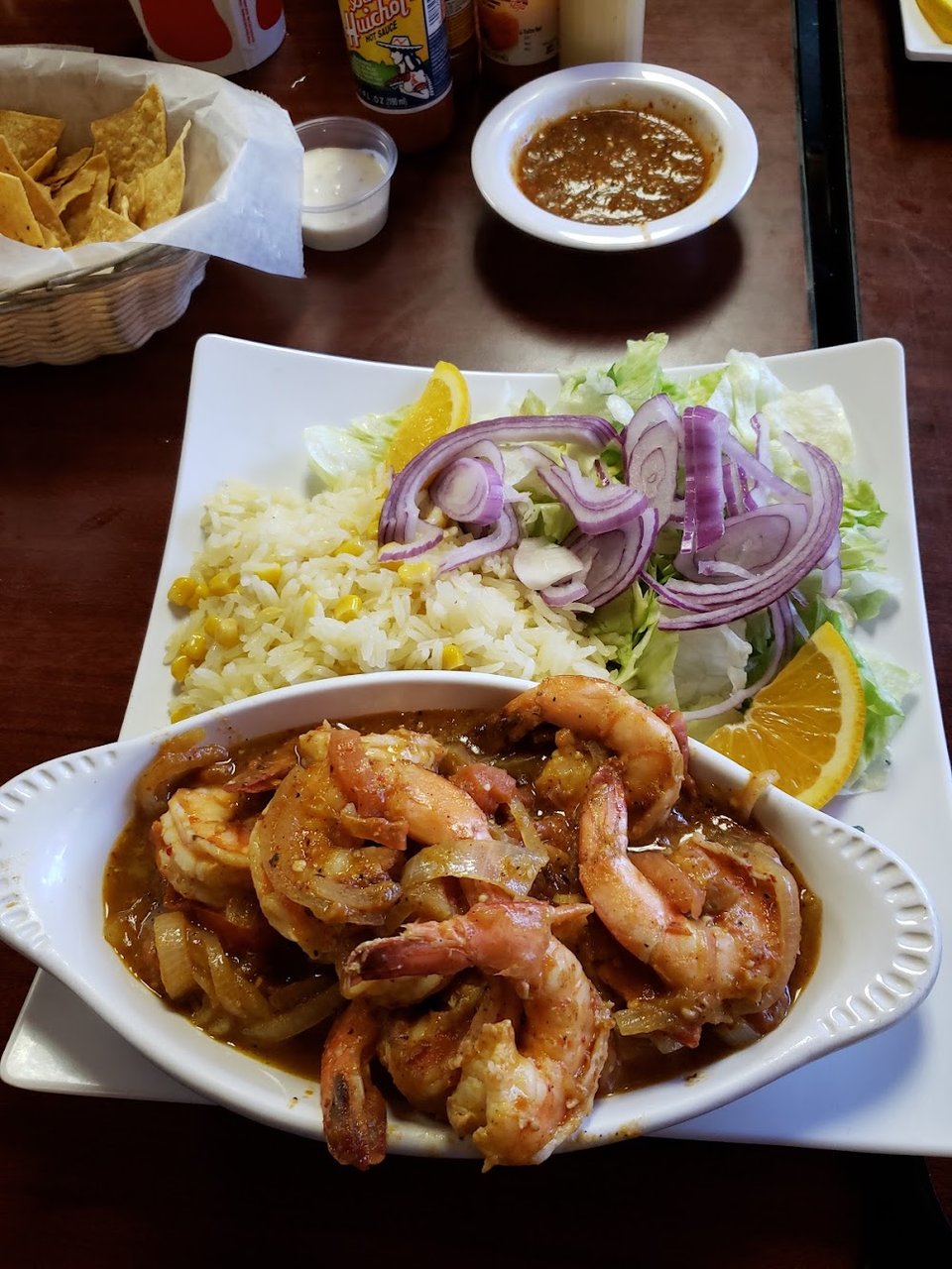 Ranchero Shrimp Plate